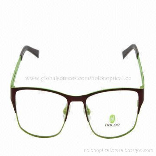 Two tones stainless steel optical frames for men